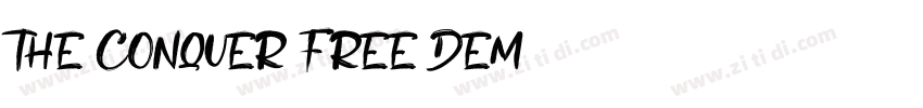 The Conquer Free Dem字体转换